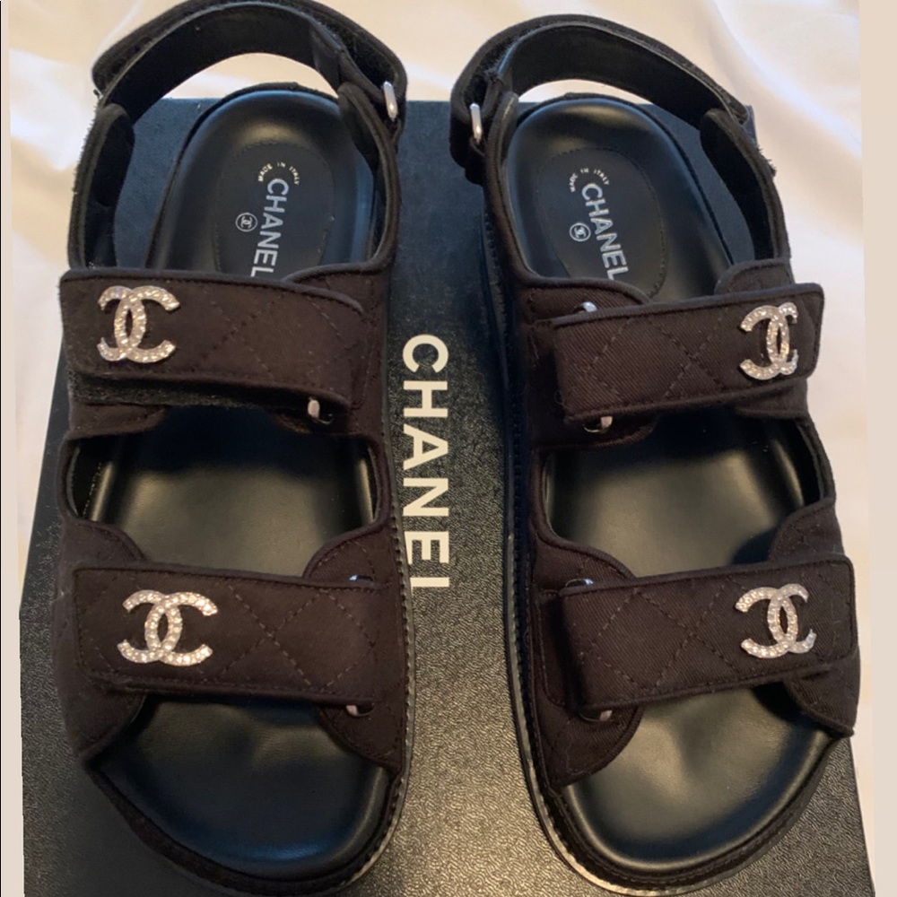 Chanel Dad Sandals Birkenstock’s Size 37